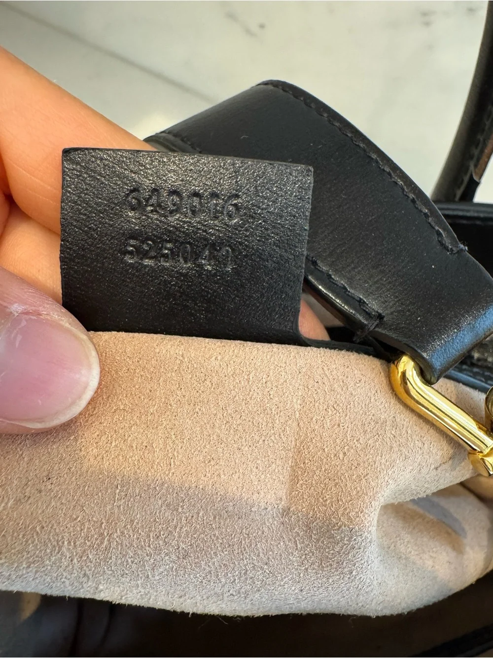 Gucci Classic Black Leather Top-Handle Satchel with Gold Hardware